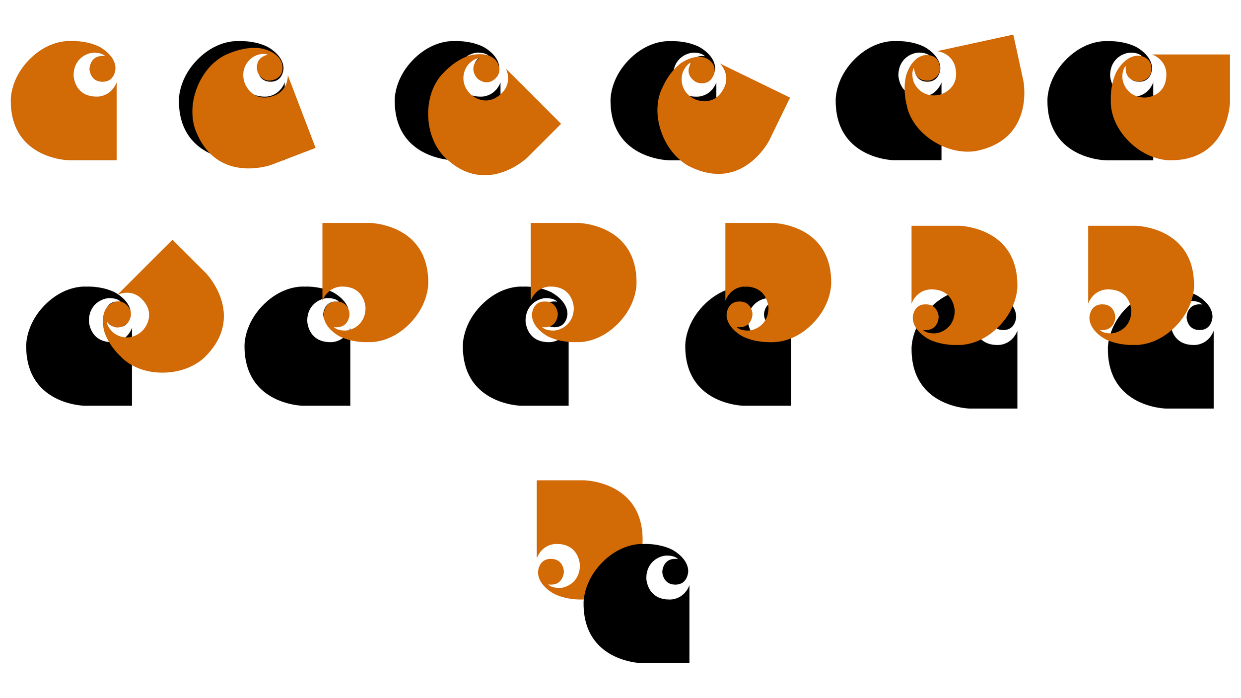 Mid Fidelity Logo Animation Story Board (Light Background)