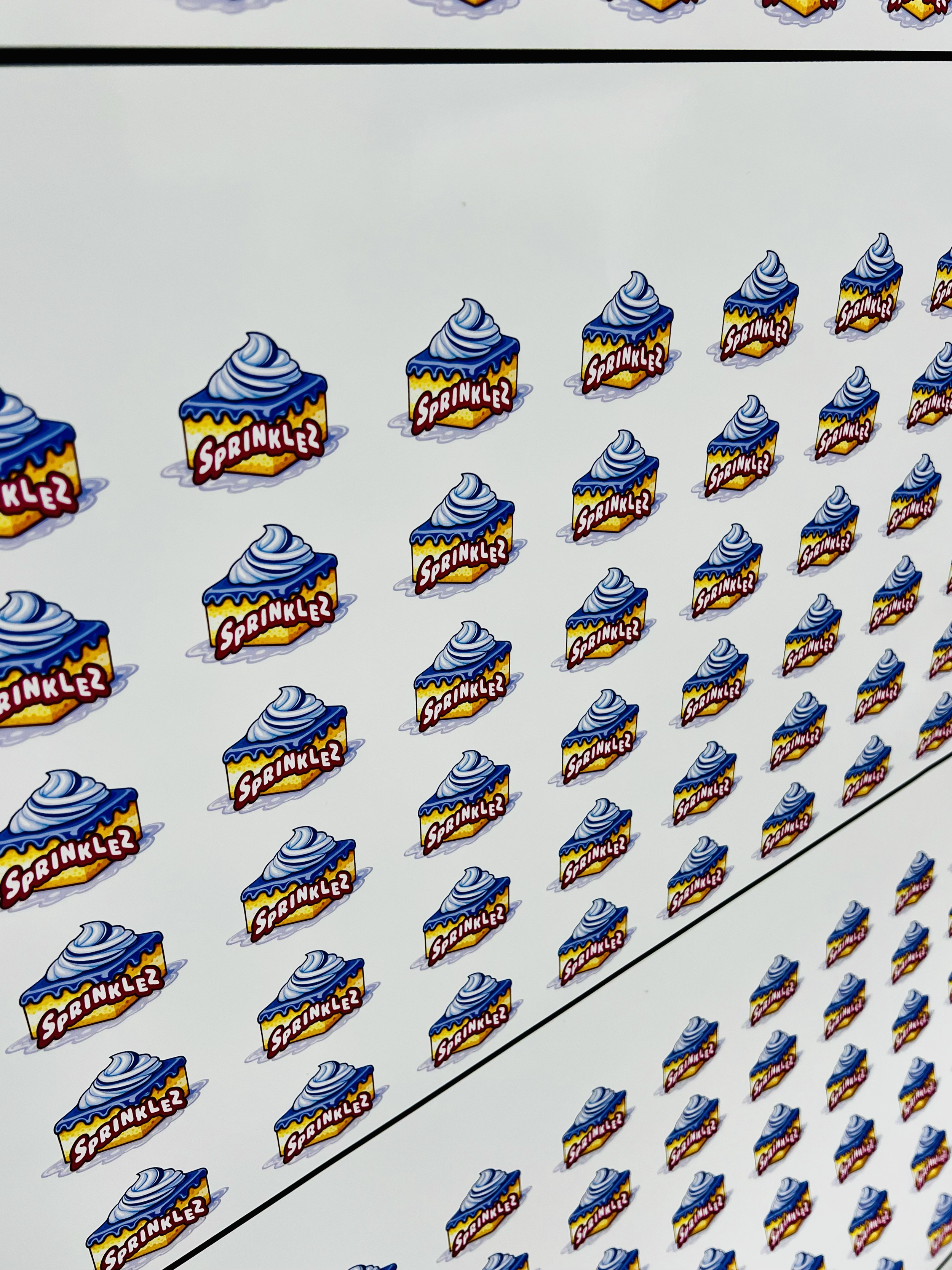 Tres Leches: Blueberry Swirl (2.5in Sticker)