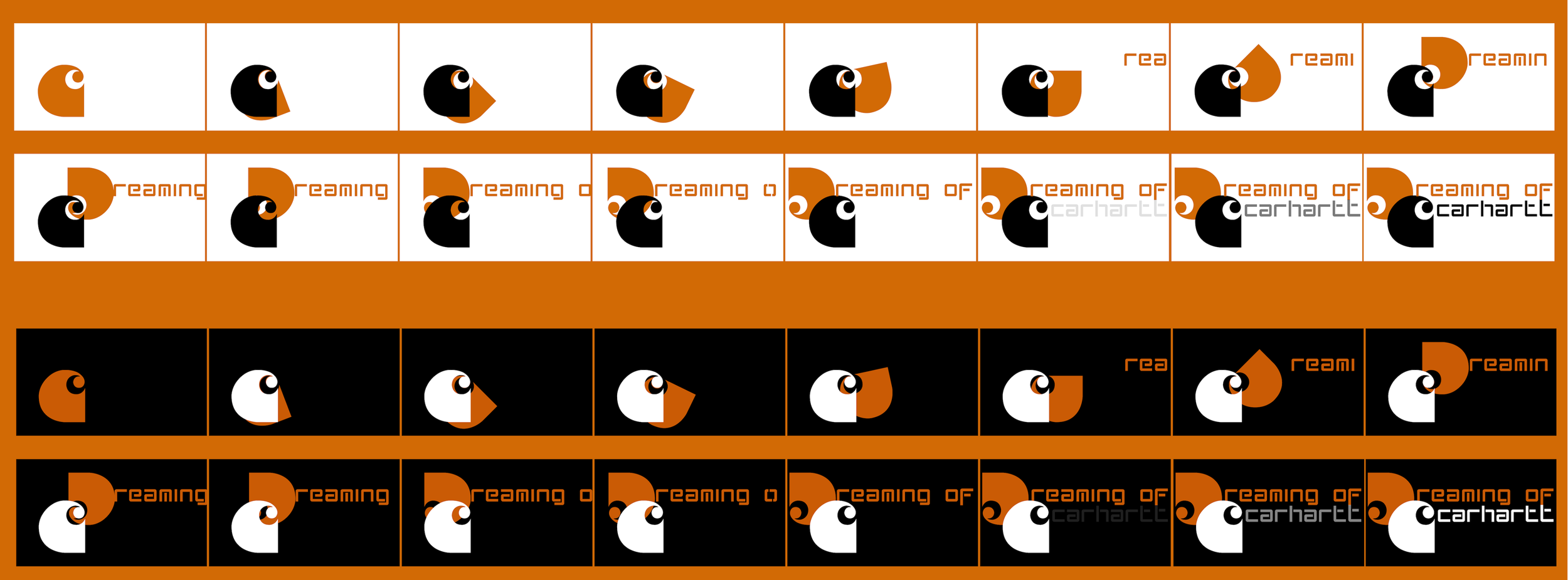 Logo Animation Frames (Light & Dark Background)