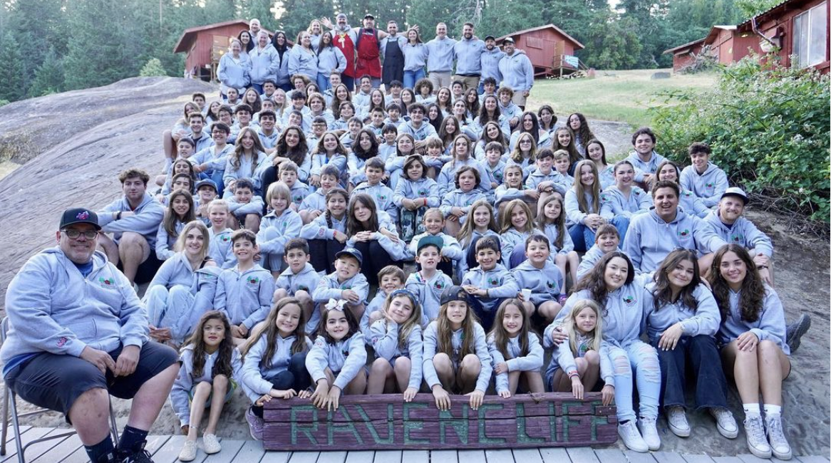 Logo on sweatshirts for all of camp