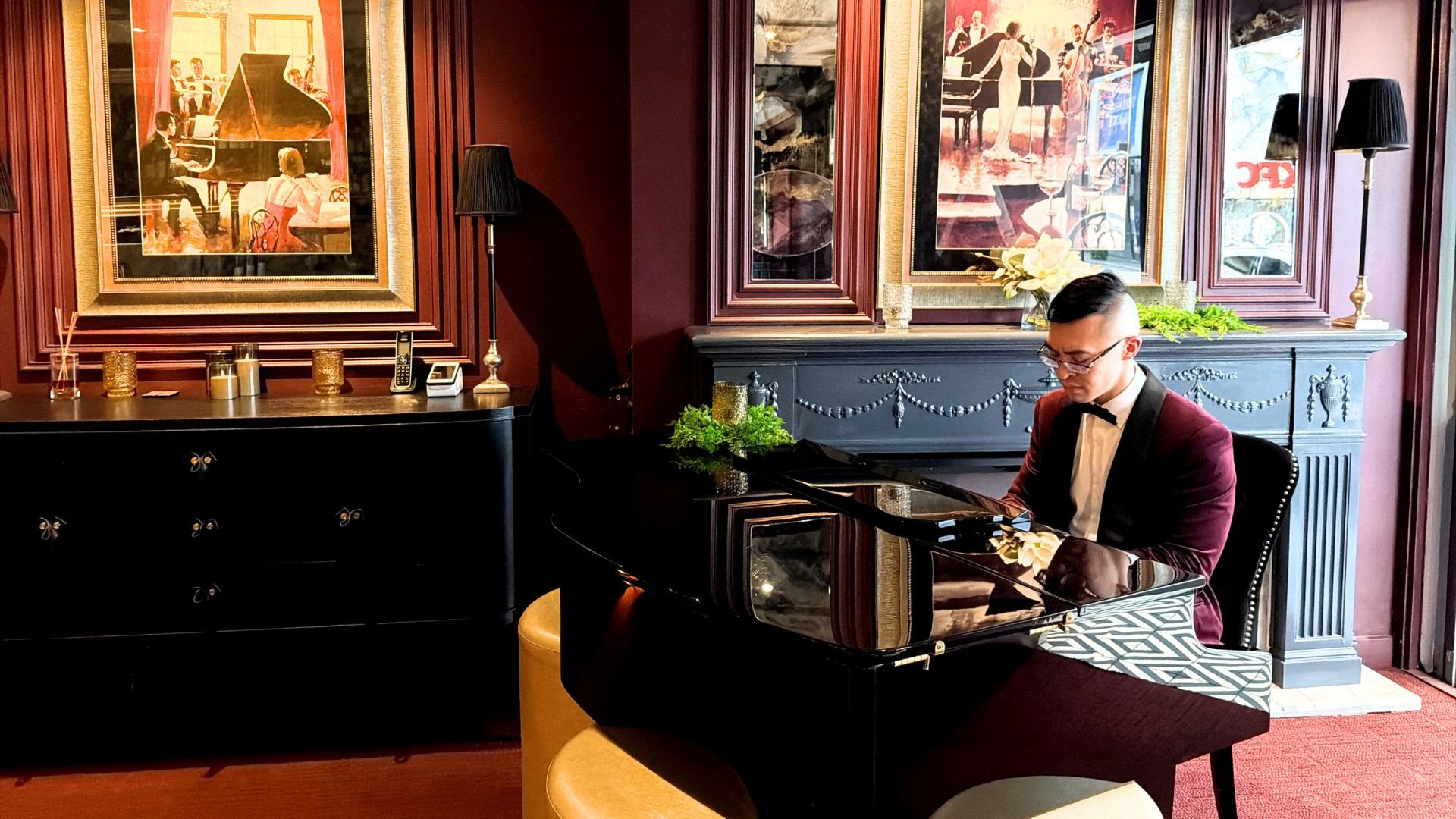 Australian-Chinese Pianist Calvin Leung at The Advocate Bar and Restaurant