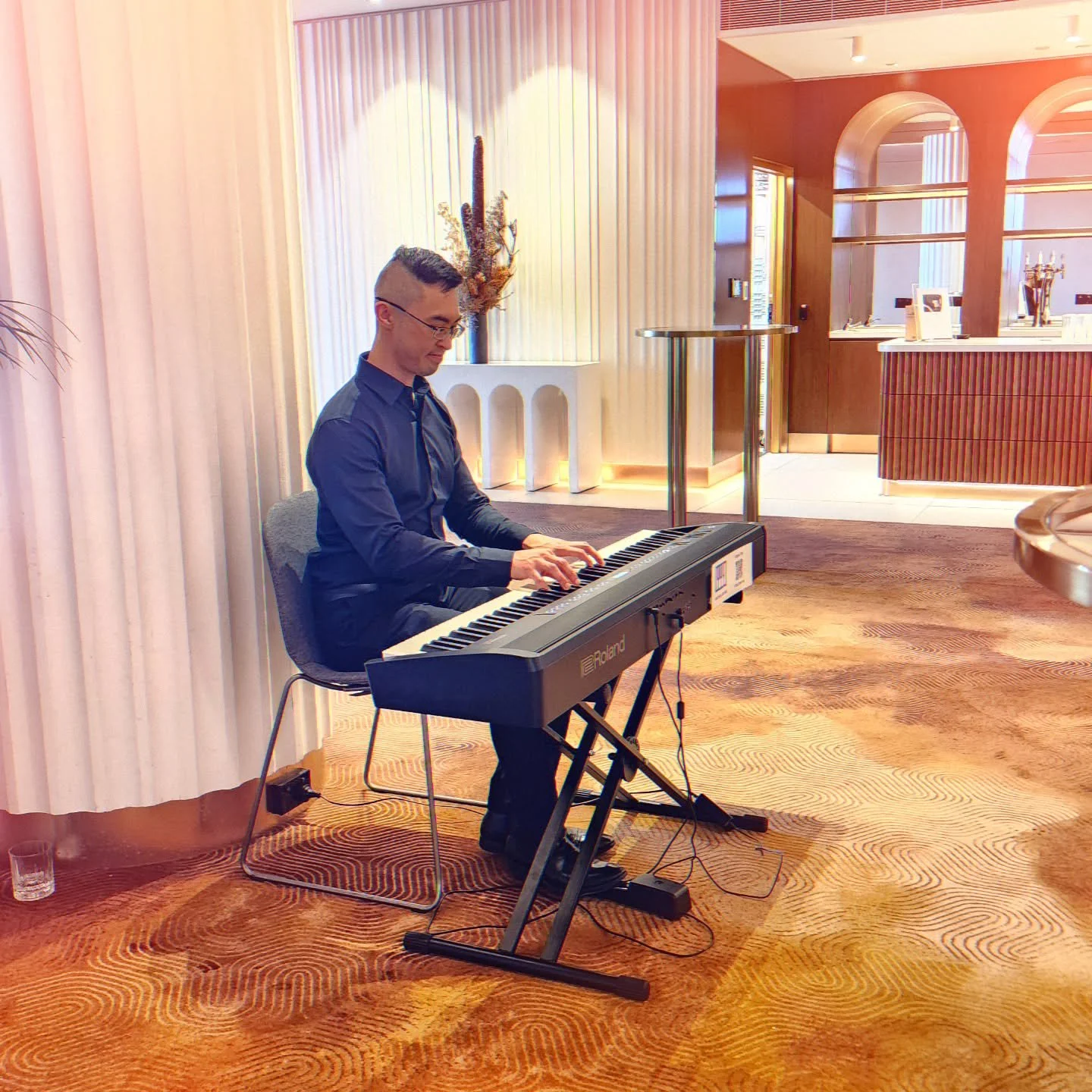 ✨ Huge congratulations to Eman &amp; Amin on your beautiful wedding at Hotel Chadstone! 💍🎉

It was an absolute honour to play piano for such a stunning celebration of love. I hope I was able to lift the energy and, elegance  to help make it a truly