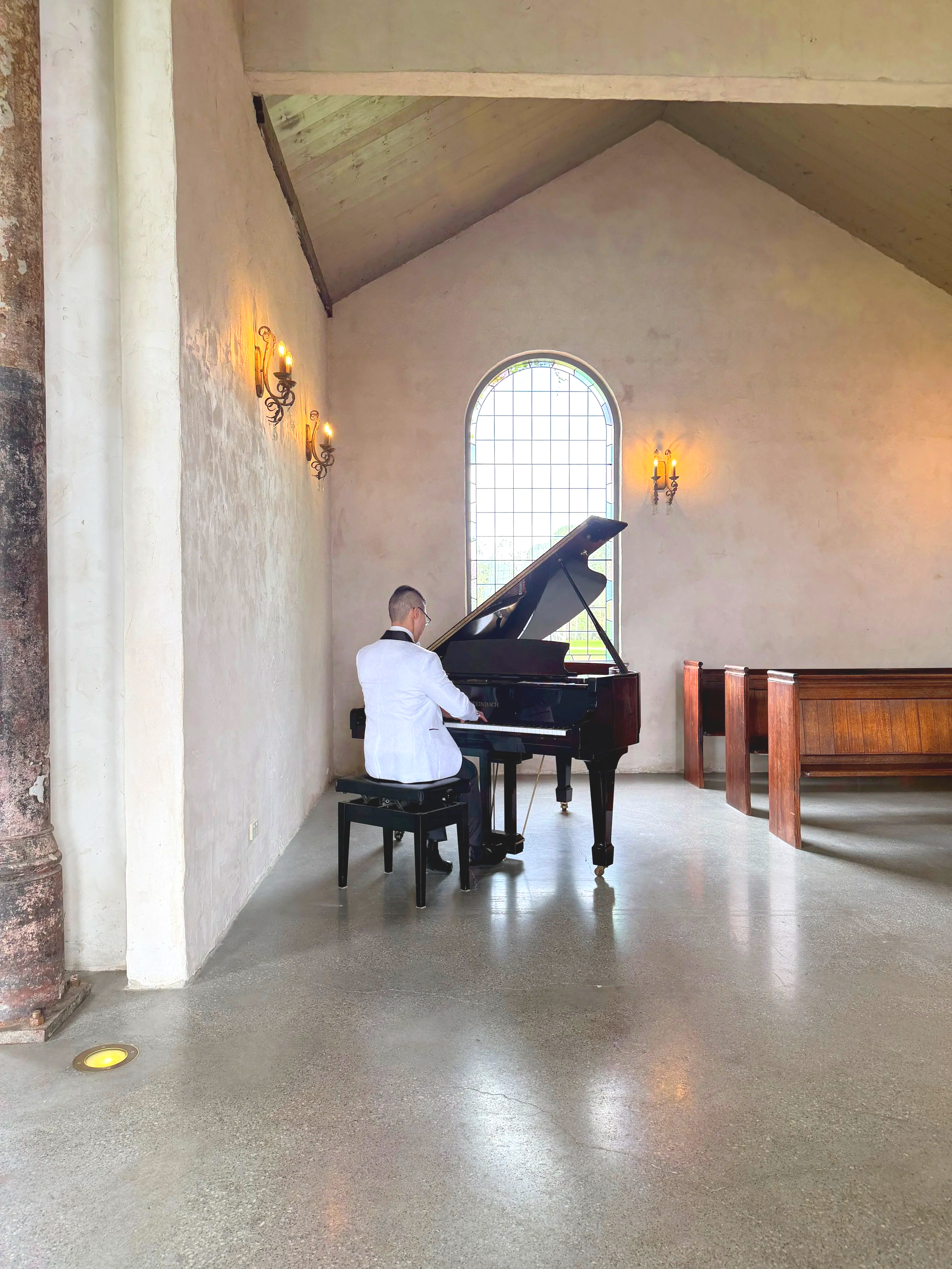 Australian-Chinese Pianist Calvin Leung at Stones of the Yarra Valley
