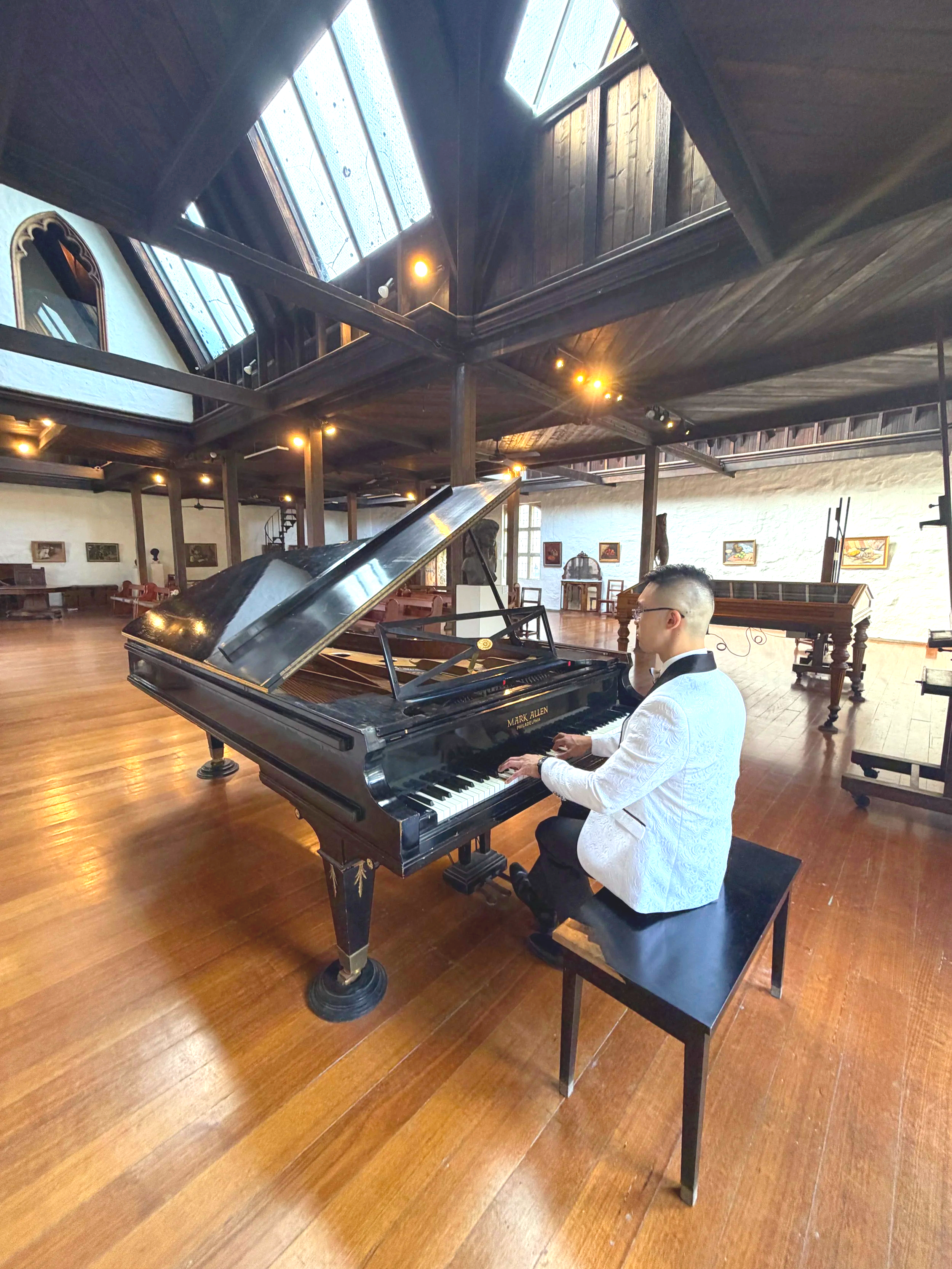 Australian-Chinese Pianist Calvin Leung at Montsalvat