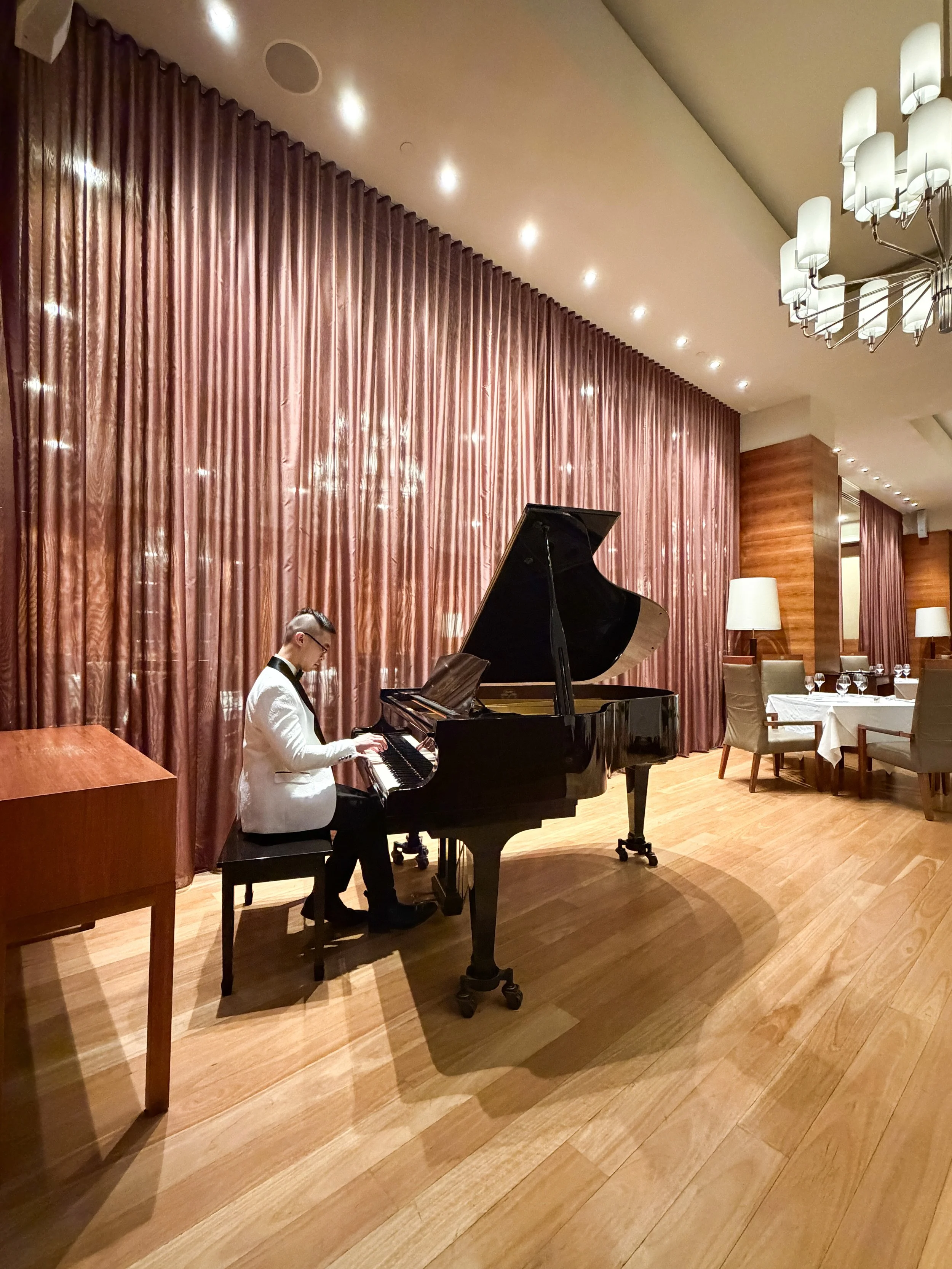 Australian Pianist Calvin Leung performs at a the RACV City Club