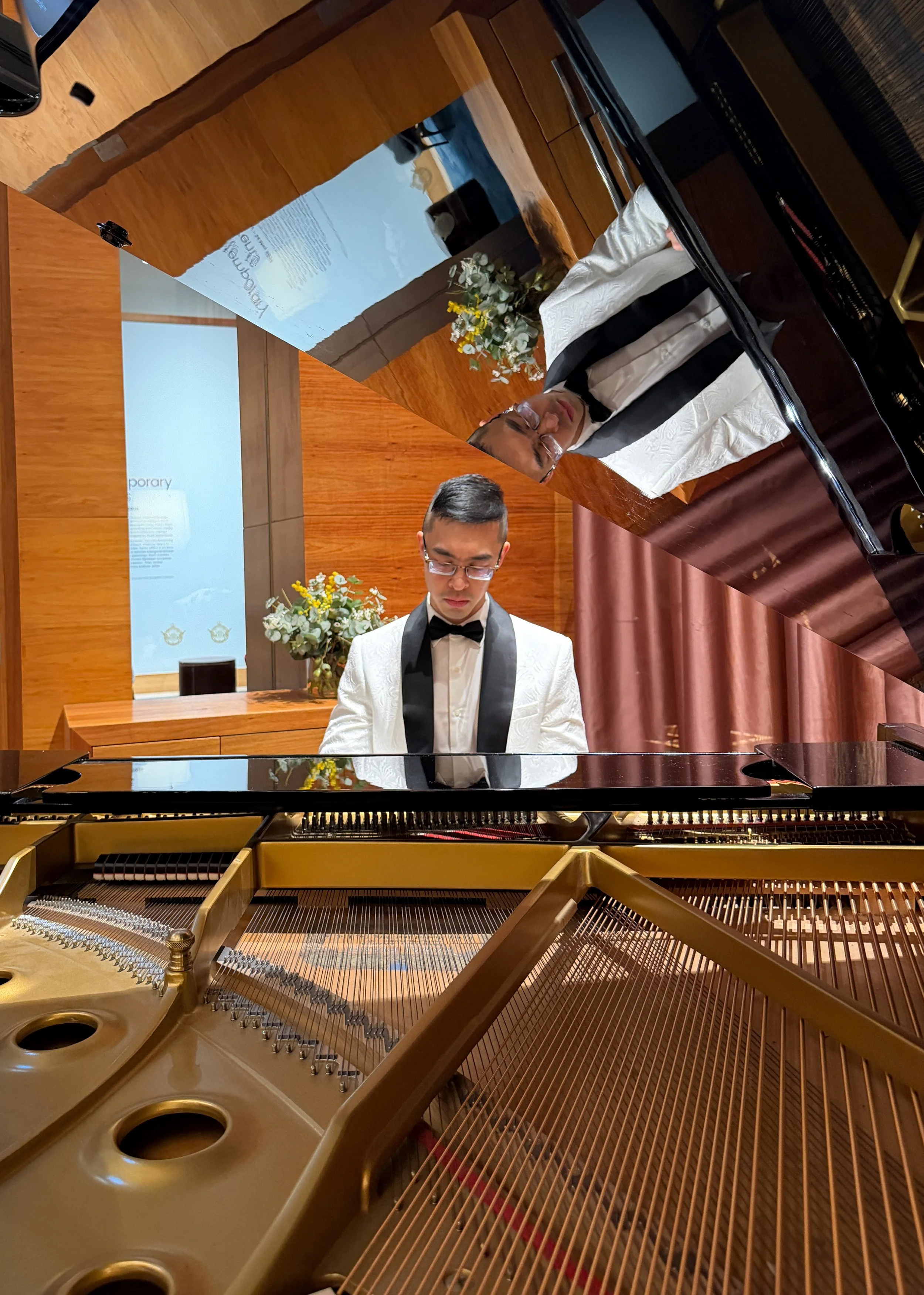 Australian Pianist Calvin Leung performs at a the RACV City Club
