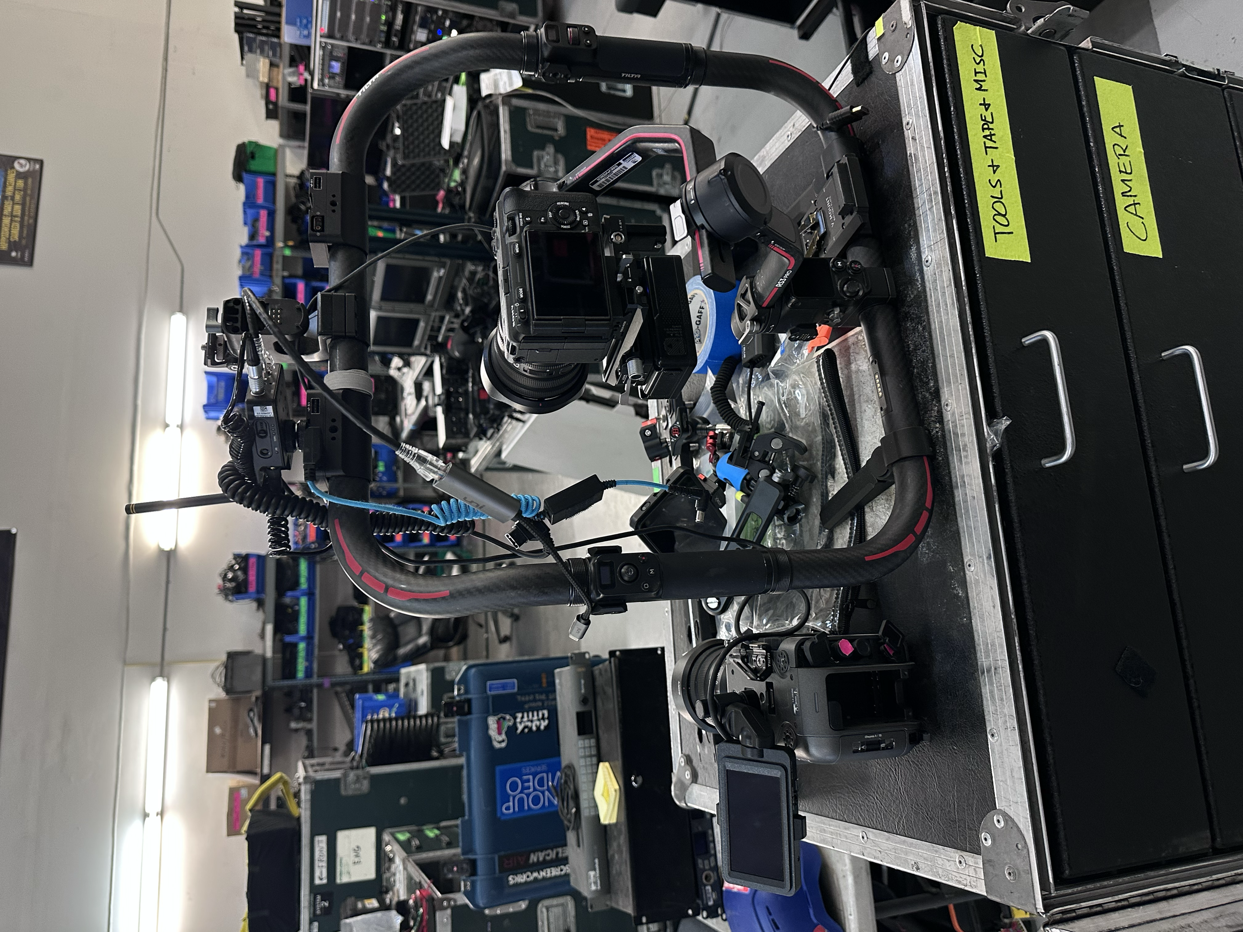 Production set up for live event - 무선 송신 카메라 셋업