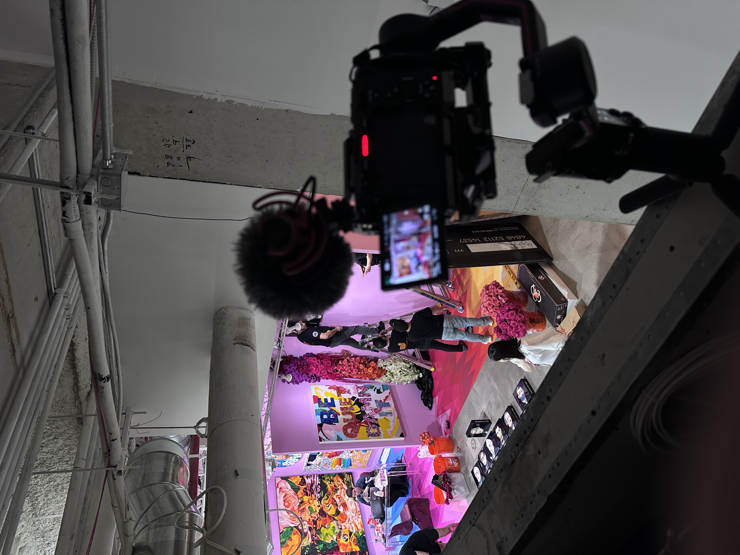 Event recap BTS for a gallery in Chelsea, New York - 뉴욕 갤러리 행사 스케치 현장 