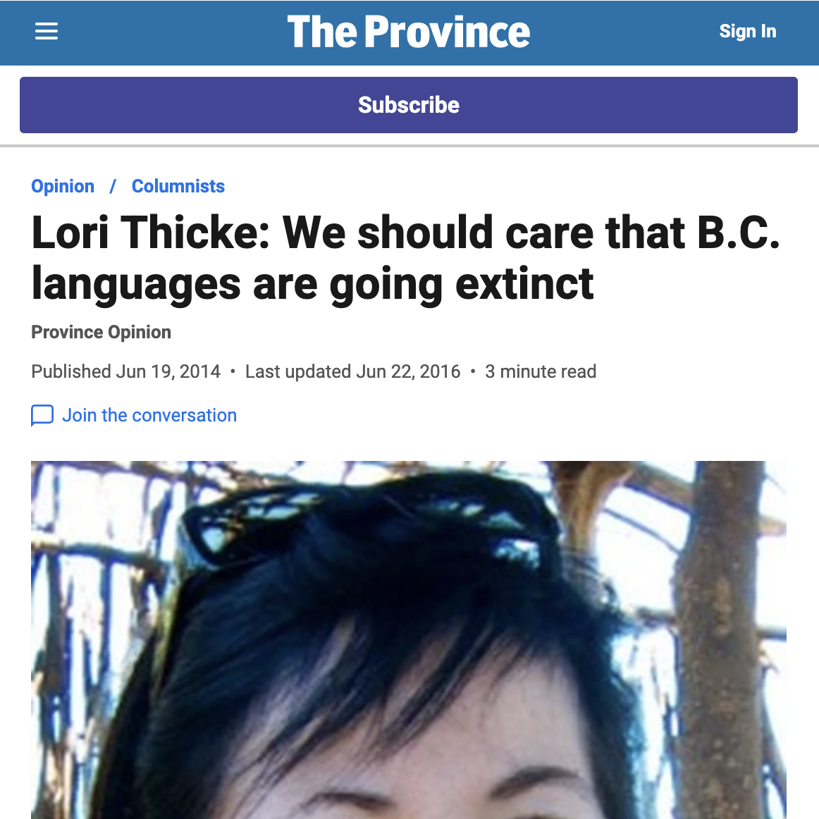 The Province