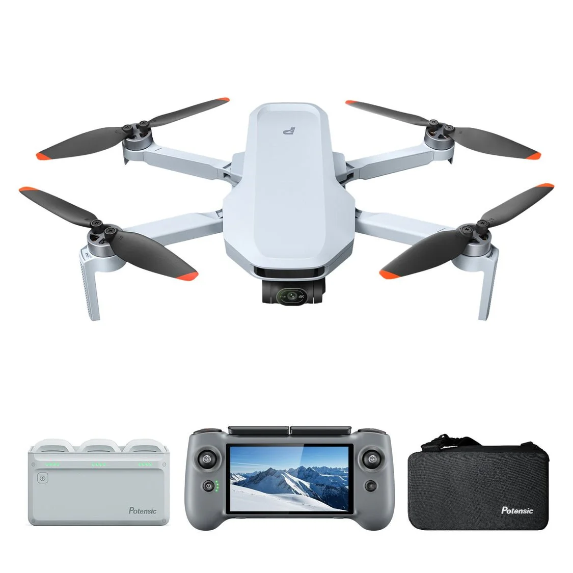 Potensic ATOM 2 (8K Camera Drone) Package with NEW RC