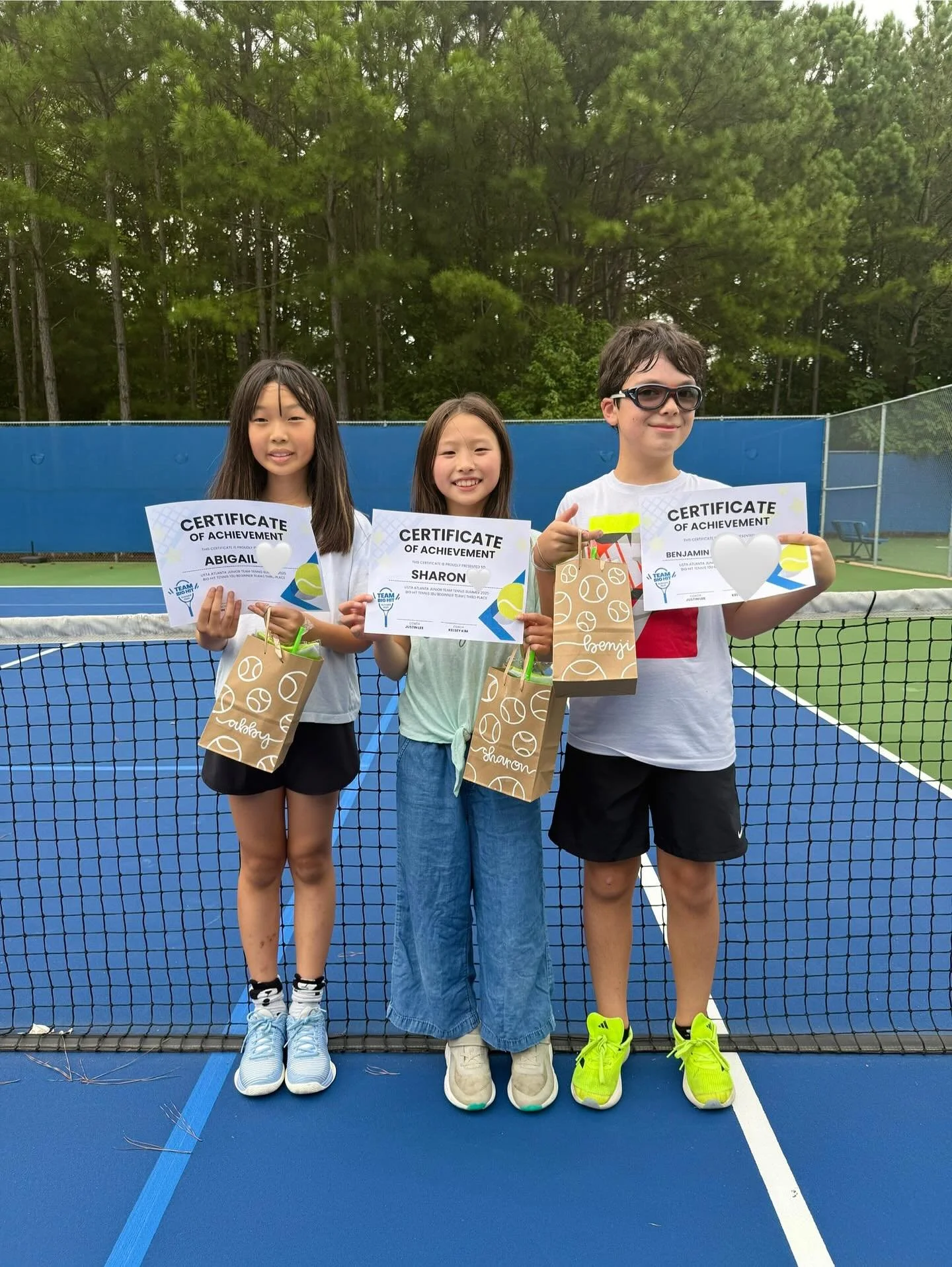 our 10u team ended the usta junior summer season TOP 3π₯ππΌπ this was their first season playing together and their teamwork + friendship shined on the courts every practice and every match!π₯Ή bravo, team!!!!
thank you to coach justin & coach