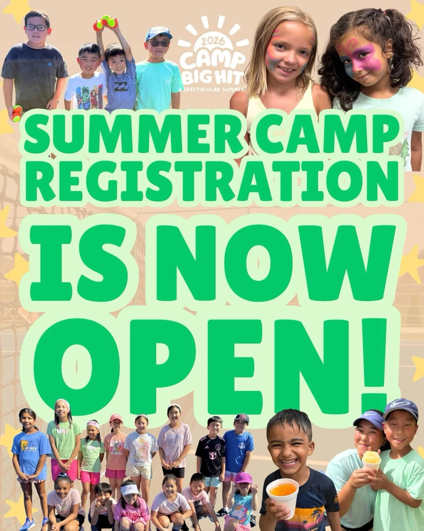 IT&rsquo;S OPEN!!!! ✅✅✅ LET&rsquo;S GO GO GO!!🏁🏎️💨

#summercamp2026 #kidscamp #campforkids #learningcamp #tenniscamp