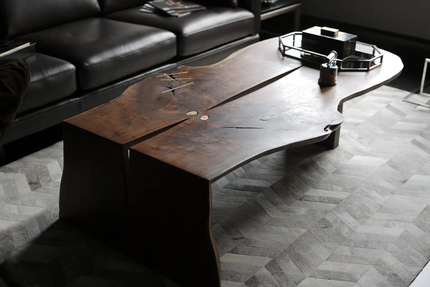 Minhnuyet Hardy - Sophisticated Man Cave Basement