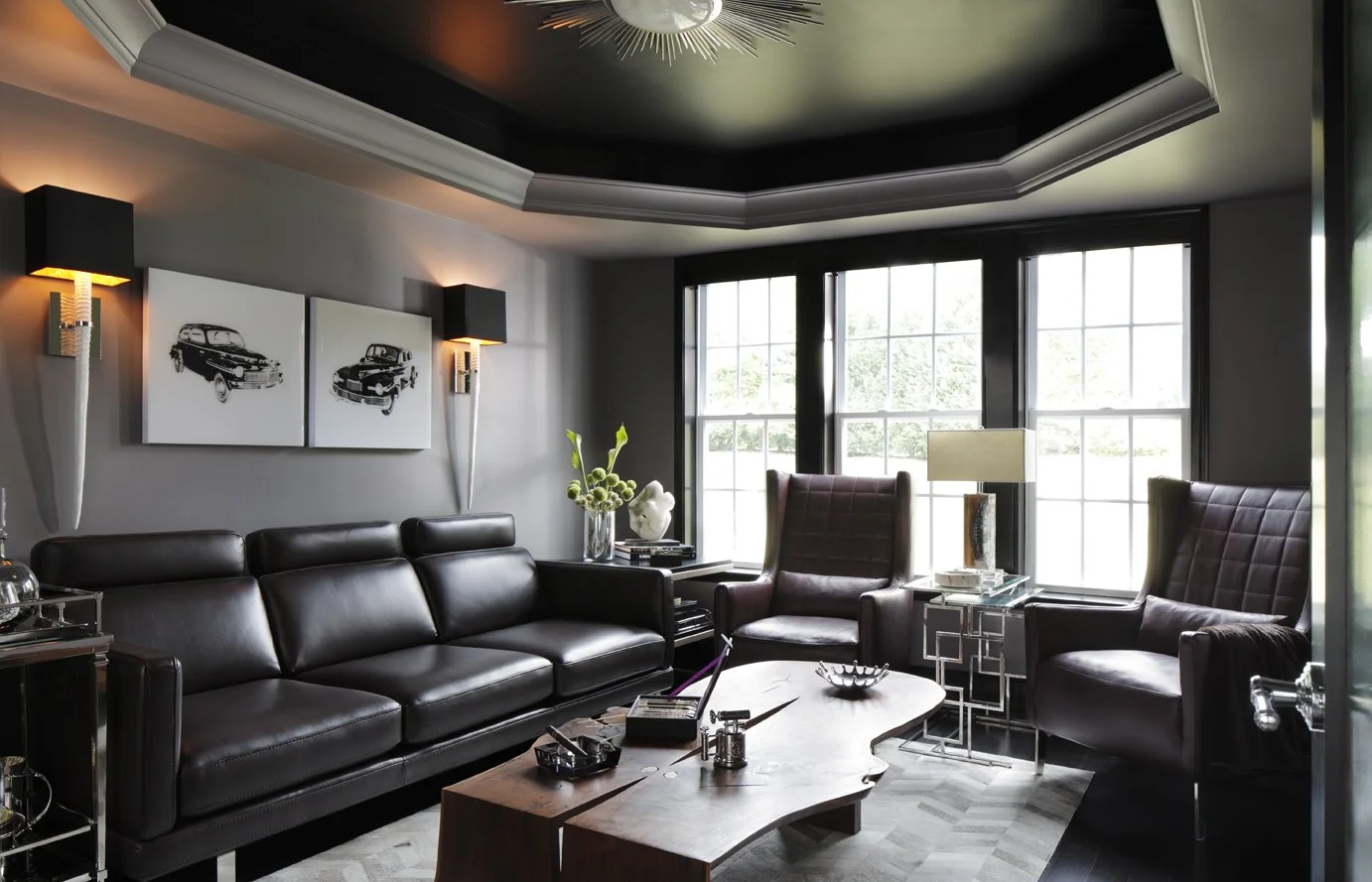 Minhnuyet Hardy - Sophisticated Man Cave Basement