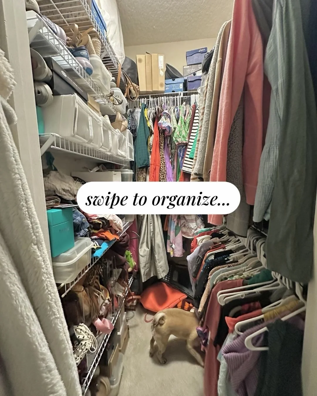Closet transformations like THIS. 💖 What a difference a real system makes! Your favorite shirt is easy to find, and that special dress is right where it should be. Getting dressed should feel simple. Let&rsquo;s get you organized!