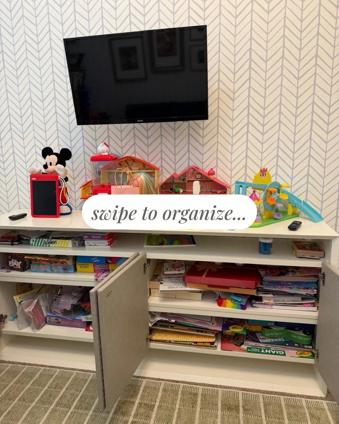 Moms get it&hellip; the playroom never stays clean for long. That&rsquo;s why having the right system makes all the difference.💖 When everything has a place, cleanup becomes quicker and easier for everyone. A system that fits your lifestyle is the k