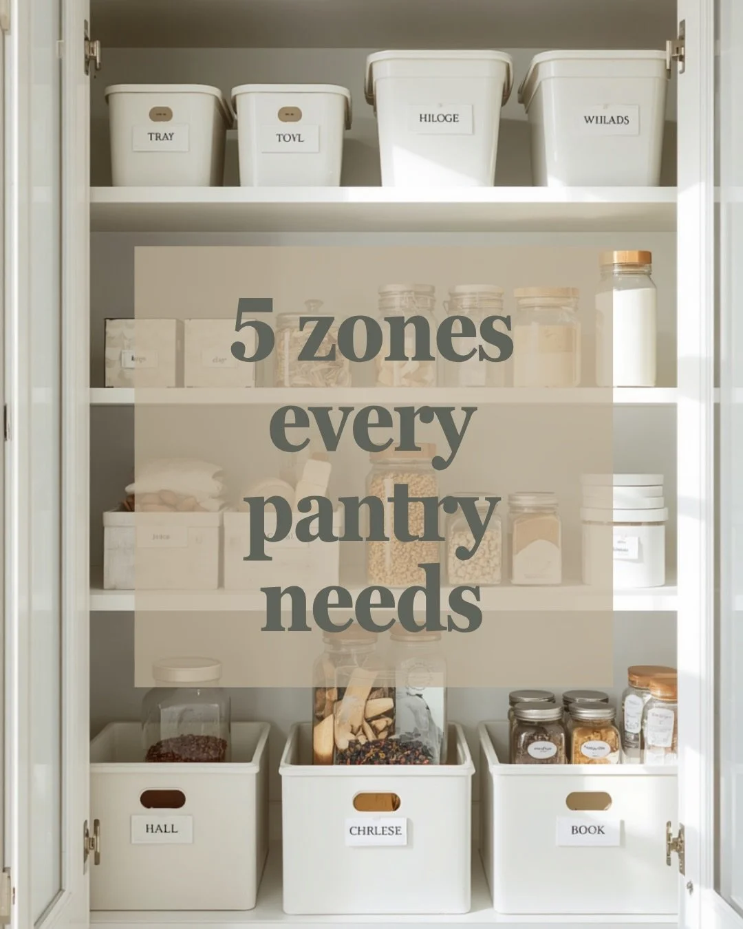 🔲✔️ SAVE THIS! 
your pantry is about to make so much more sense.

Does it feel like a black hole? 
You buy something, it disappears, you buy it again... and then you find three of them hiding in the back. Or you are preparing a quick meal but you ca