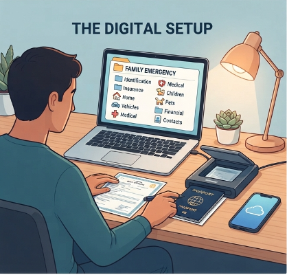 Emergency documents: how to create a Digital File for your family