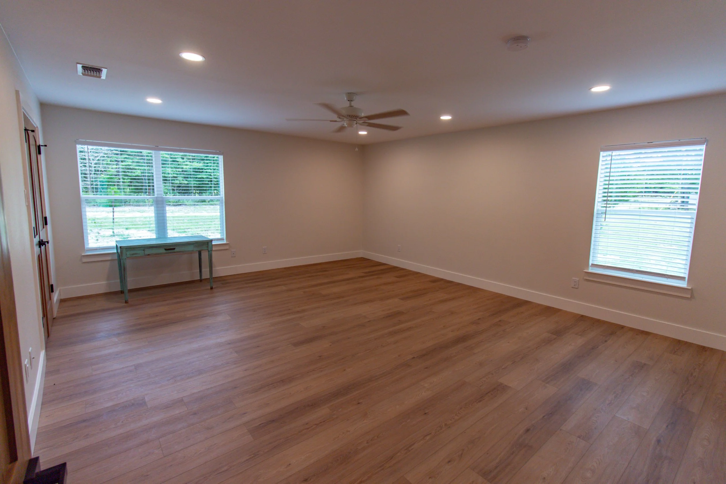 [Bedroom 1 view, from entrance off living room.]