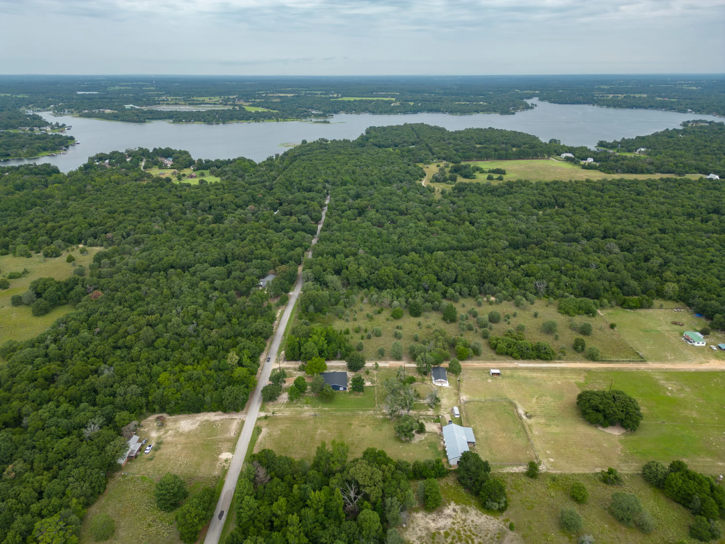 [Overhead view of property, facing North.]