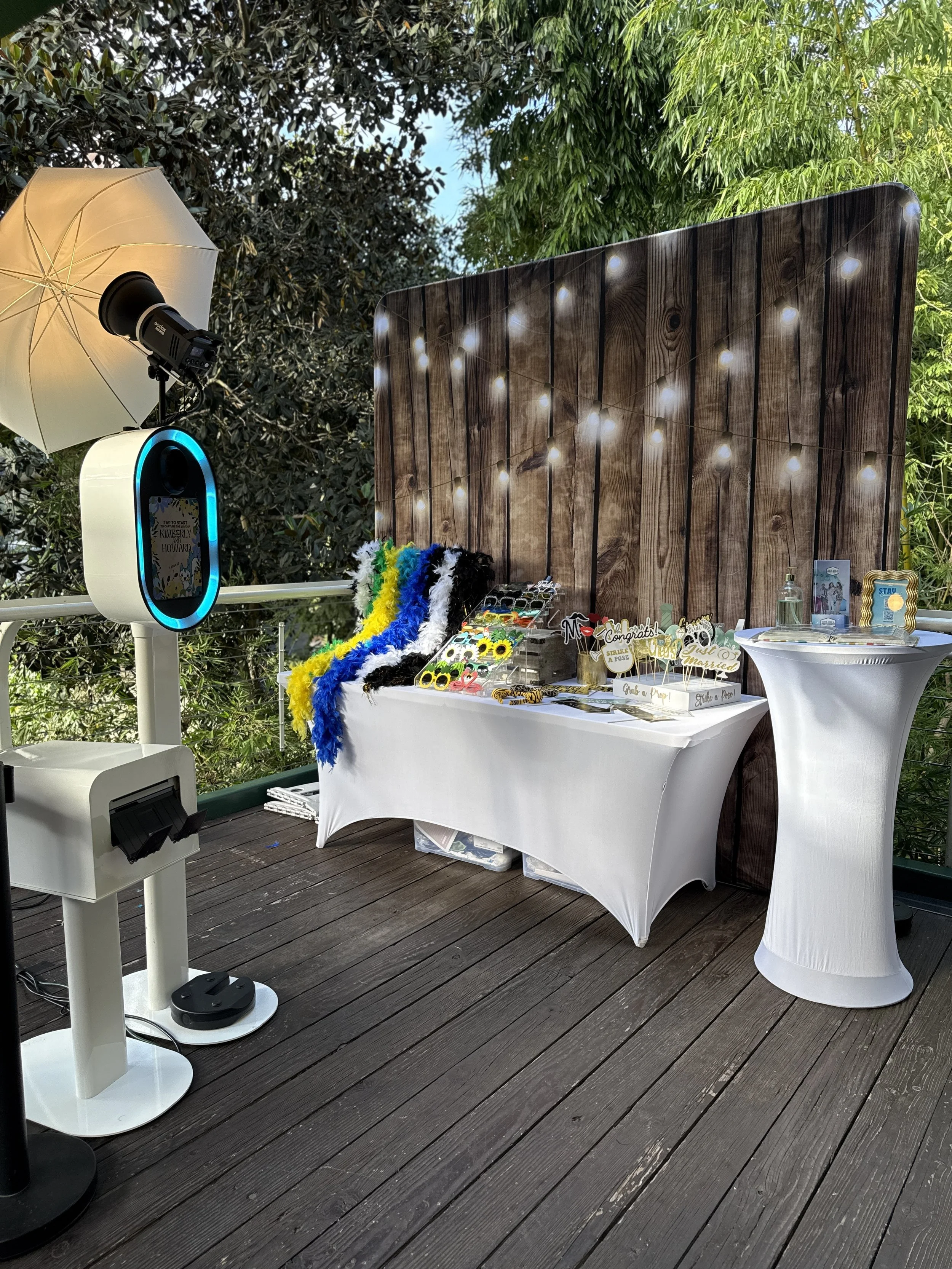 Wedding Set up and Prop Table at San Diego Zoo