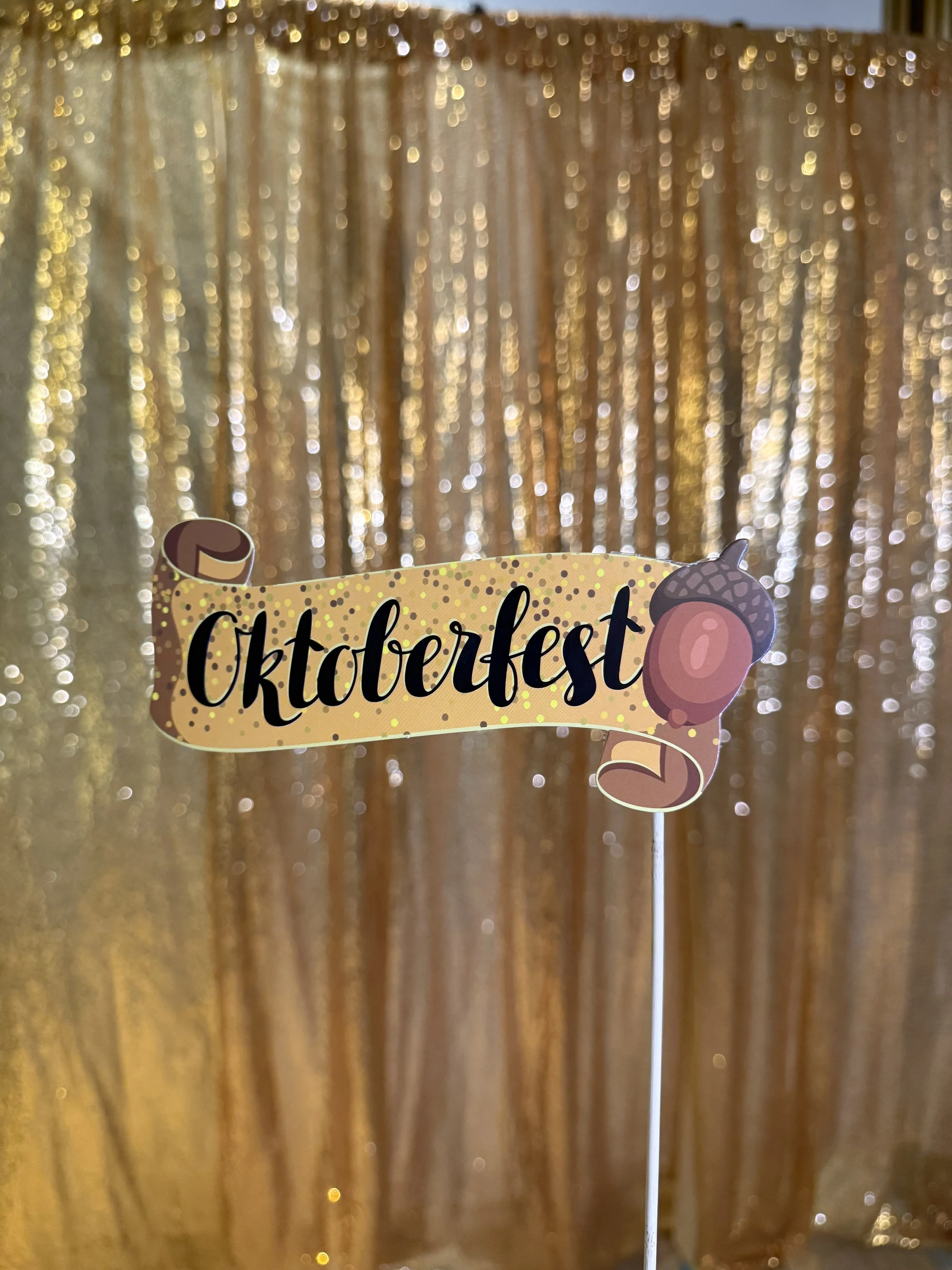 "Oktoberfest" Banner Stick Prop
