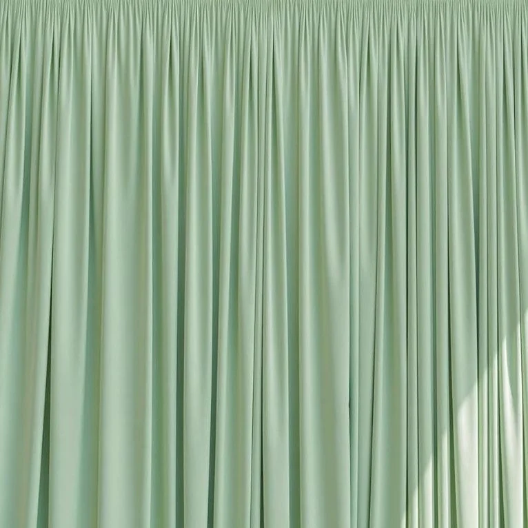 Sage Curtain Backdrop (Deluxe)