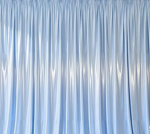 Light Blue Satin Backdrop (Deluxe)