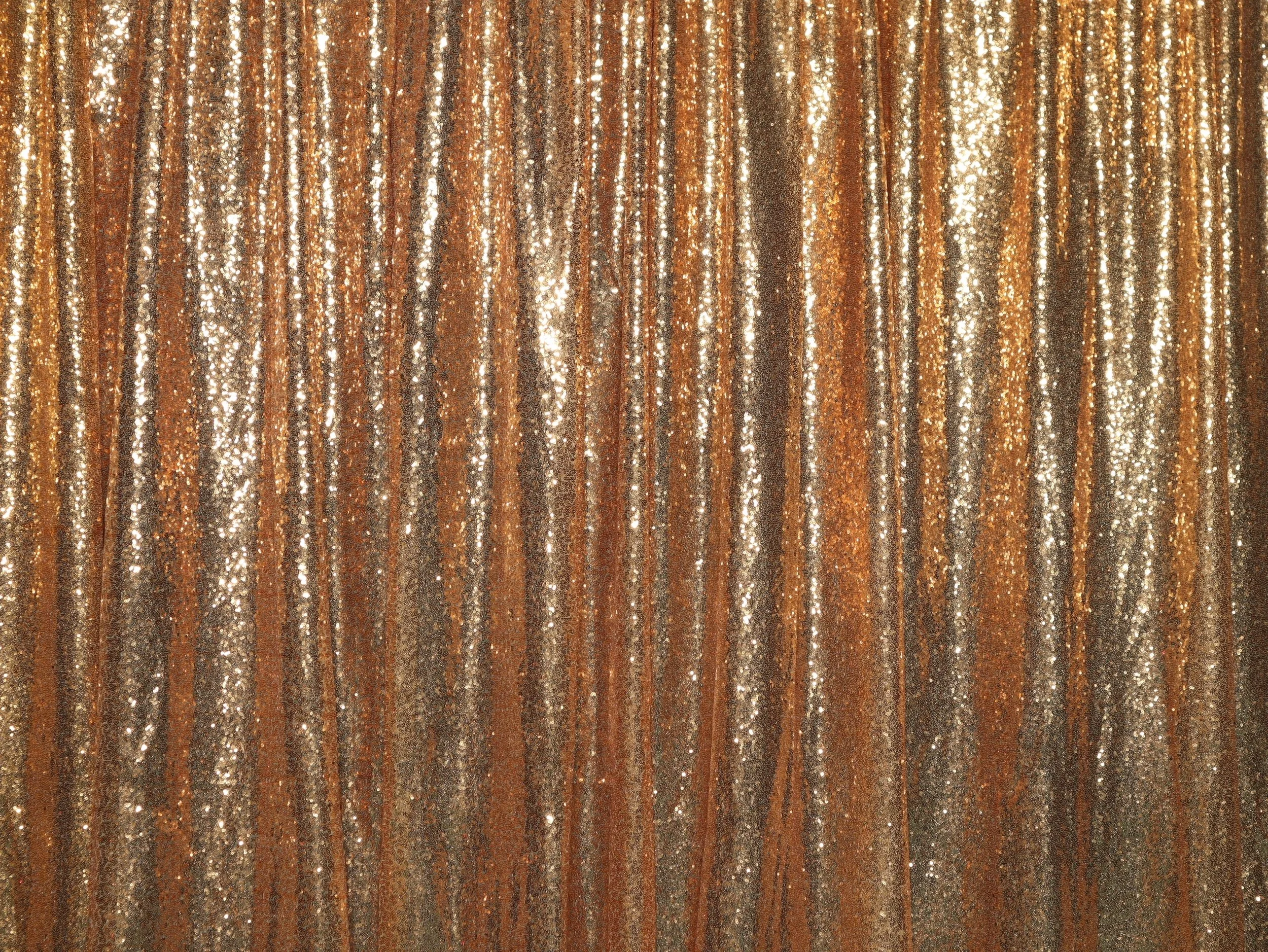 Gold Sequin Backdrop (Deluxe)
