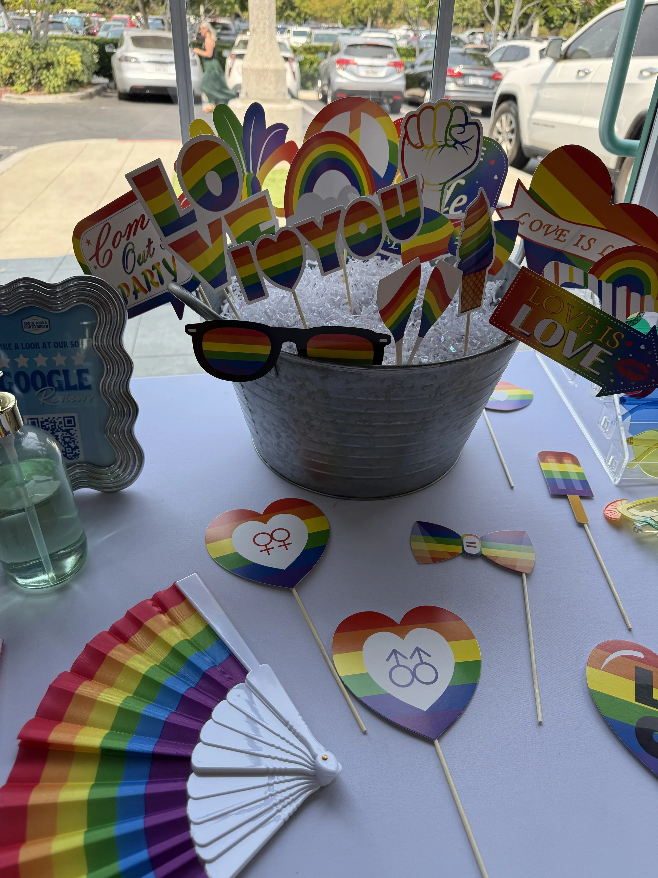 Pride Themed Stick Props