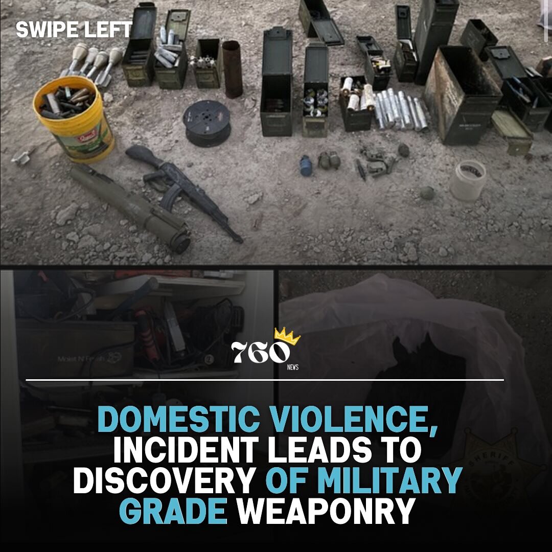 For the full story, please view my story or copy and paste the link below

Full story: https://www.760news.org/local-news/domestic-violence-incident-leads-to-discovery-of-military-grade-weaponry

#DomesticViolenceAwareness #SafetyFirst #MilitaryOrdna