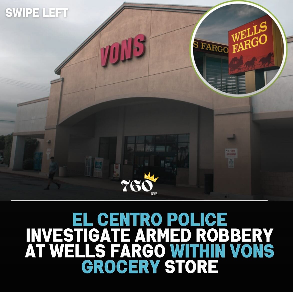 For the full story, please view my story or copy and paste the link below

Full story: https://www.760news.org/local-news/el-centro-police-investigate-armed-robbery-at-wells-fargo-within-vons-grocery-store

#ElCentro #BankRobbery #WellsFargo #VonsGro