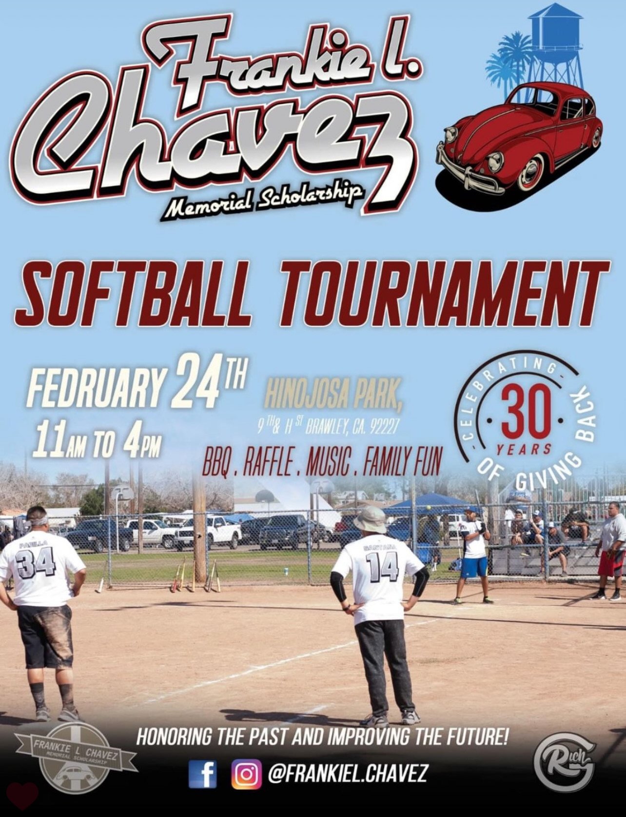 Frankie L Chavez memorial scholarship softball tournament Frankie L Chavez Memorial scholarship softball tournament