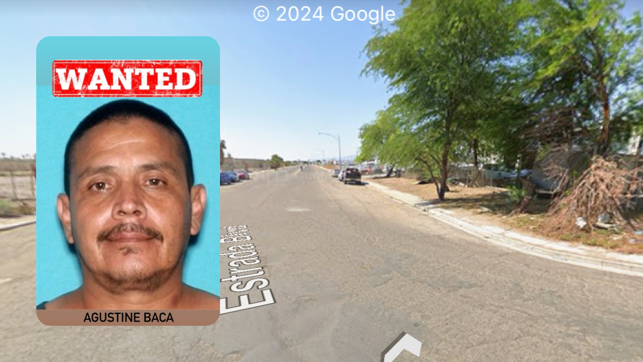Manhunt underway in Calexico for armed murder suspect, identified as 49-year-old Agustine Baca III
