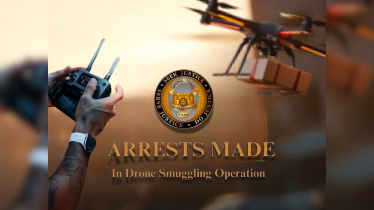 Drone Smuggling Operation at Calipatria State Prison Foiled; Two Arrested