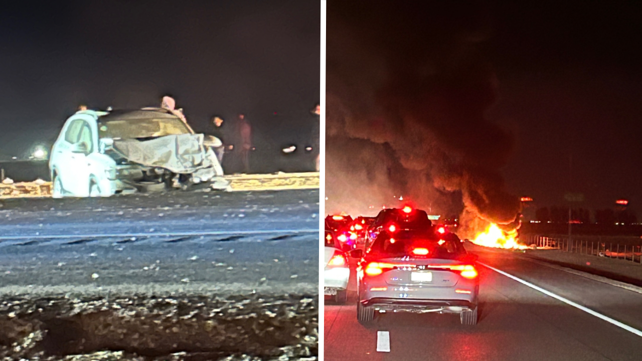 Fiery Multi-Vehicle Crash on State Route 111 Leaves One Dead, Several Injured