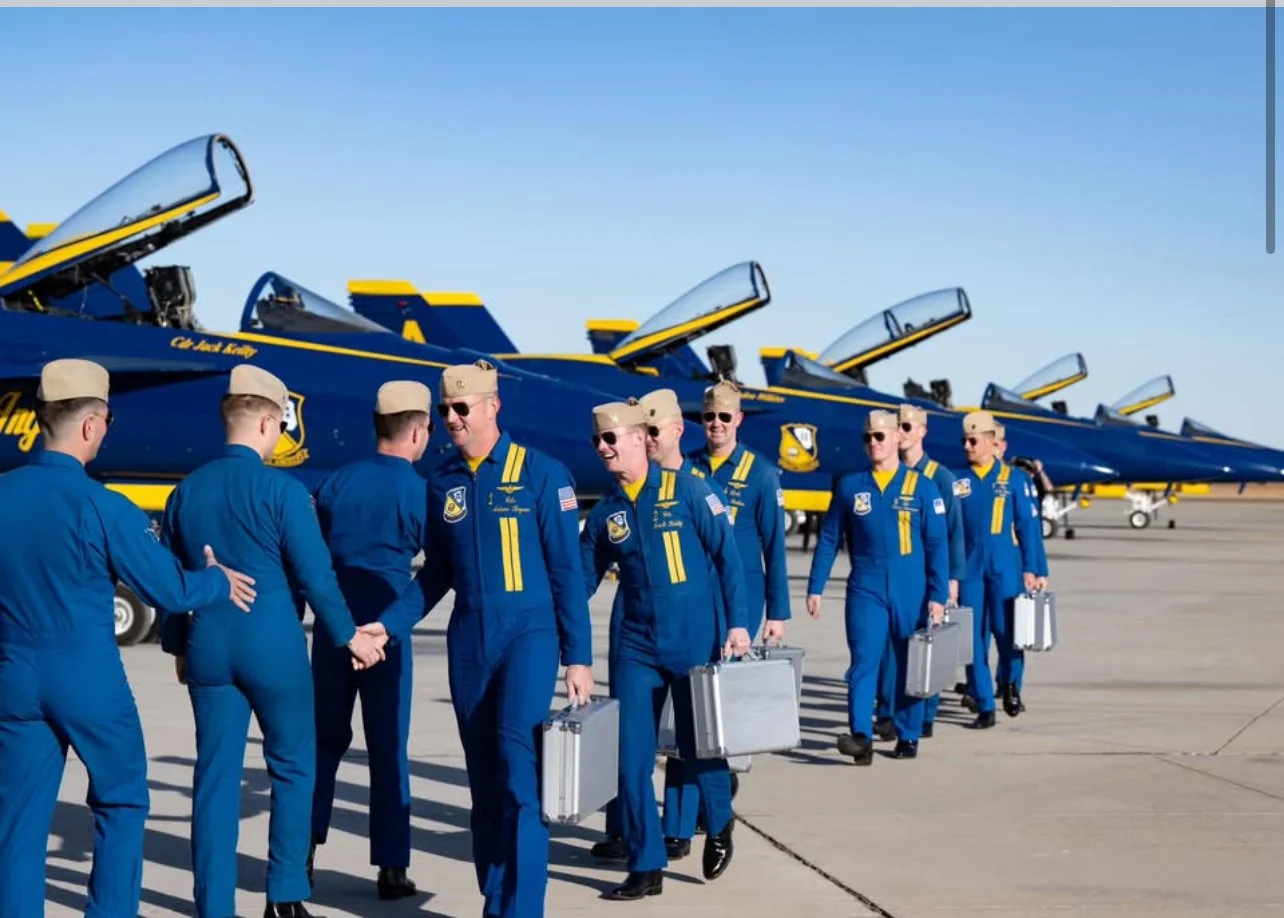 Blue Angels Arrive at NAF El Centro for 2025 Winter Training Season