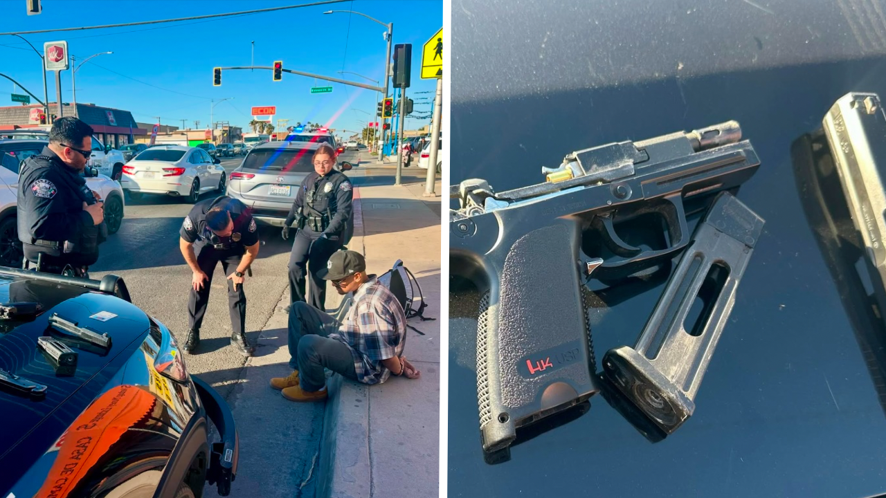 Calexico Man Arrested for Attempted Check Fraud, Concealed Replica Firearm Found