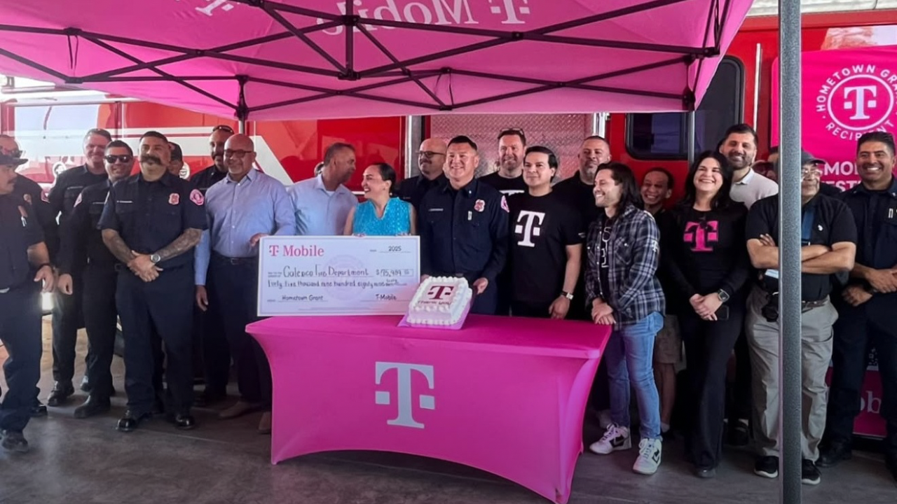 Calexico Fire Department Awarded nearly $50,000 from T-Mobile Hometown Grant for Fire Hose Technology Upgrade