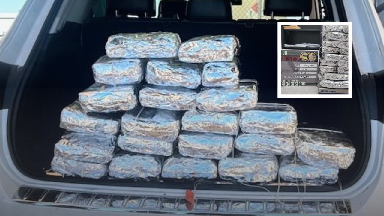 Border Patrol Seizes Over $96,000 Worth of Methamphetamine at Highway 86 Checkpoint