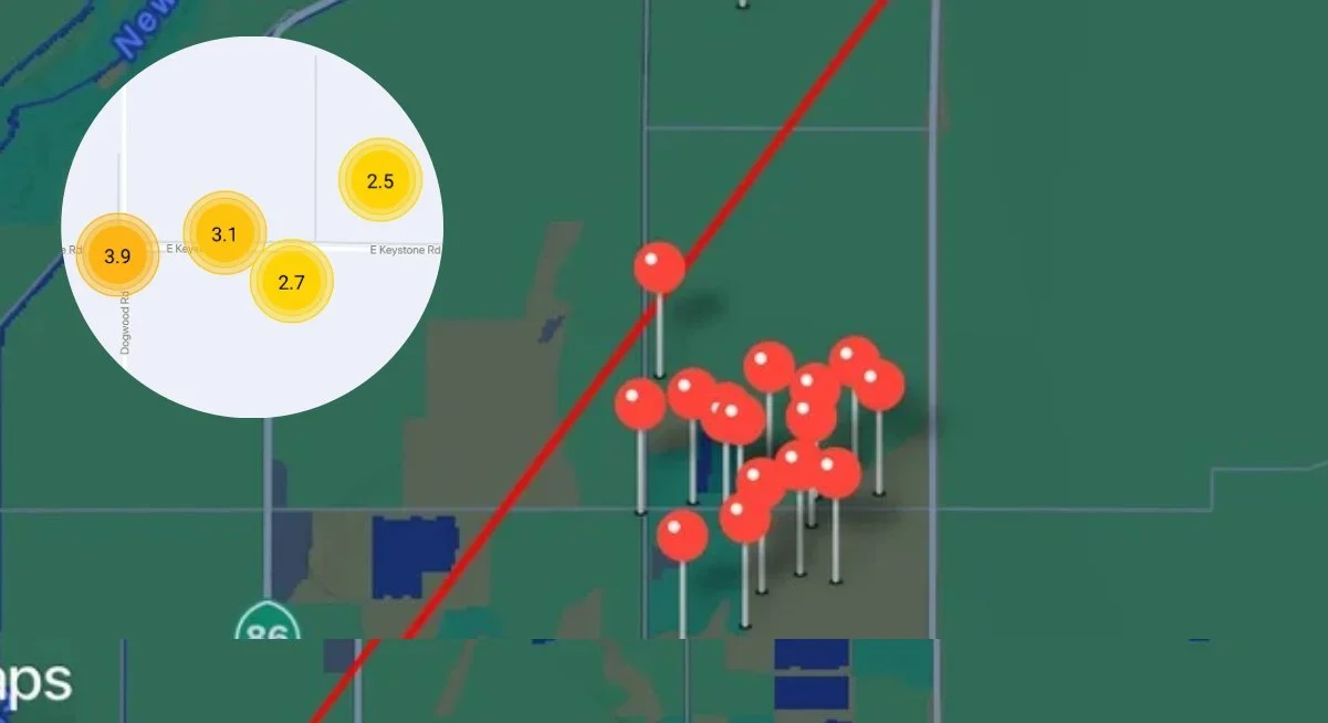 Swarm of Earthquakes Near Brawley Rattles Region, Largest at M3.9 Felt as Far as Mexicali