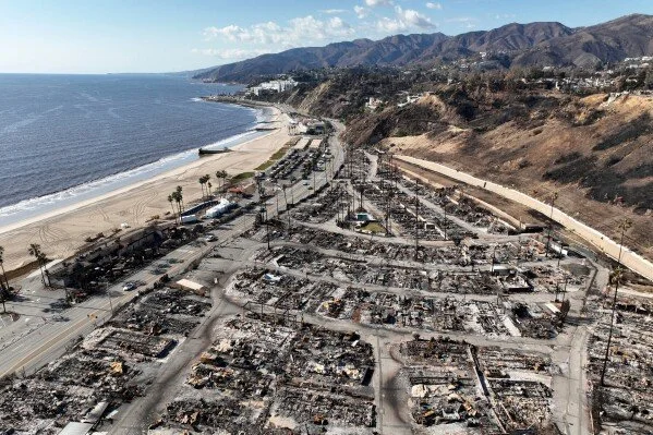 Authorities charge man with sparking deadly January wildfire that leveled LA neighborhood
