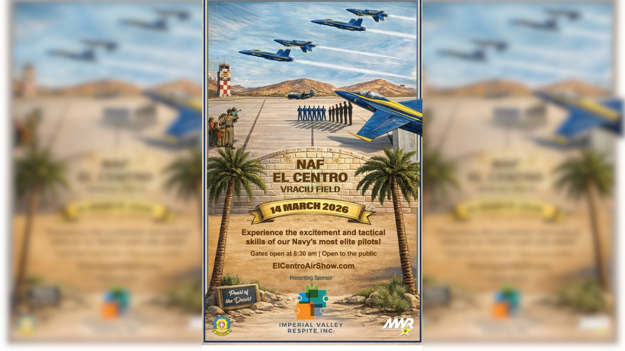 NAF El Centro Announces Winner of 2026 Airshow Poster Contest
