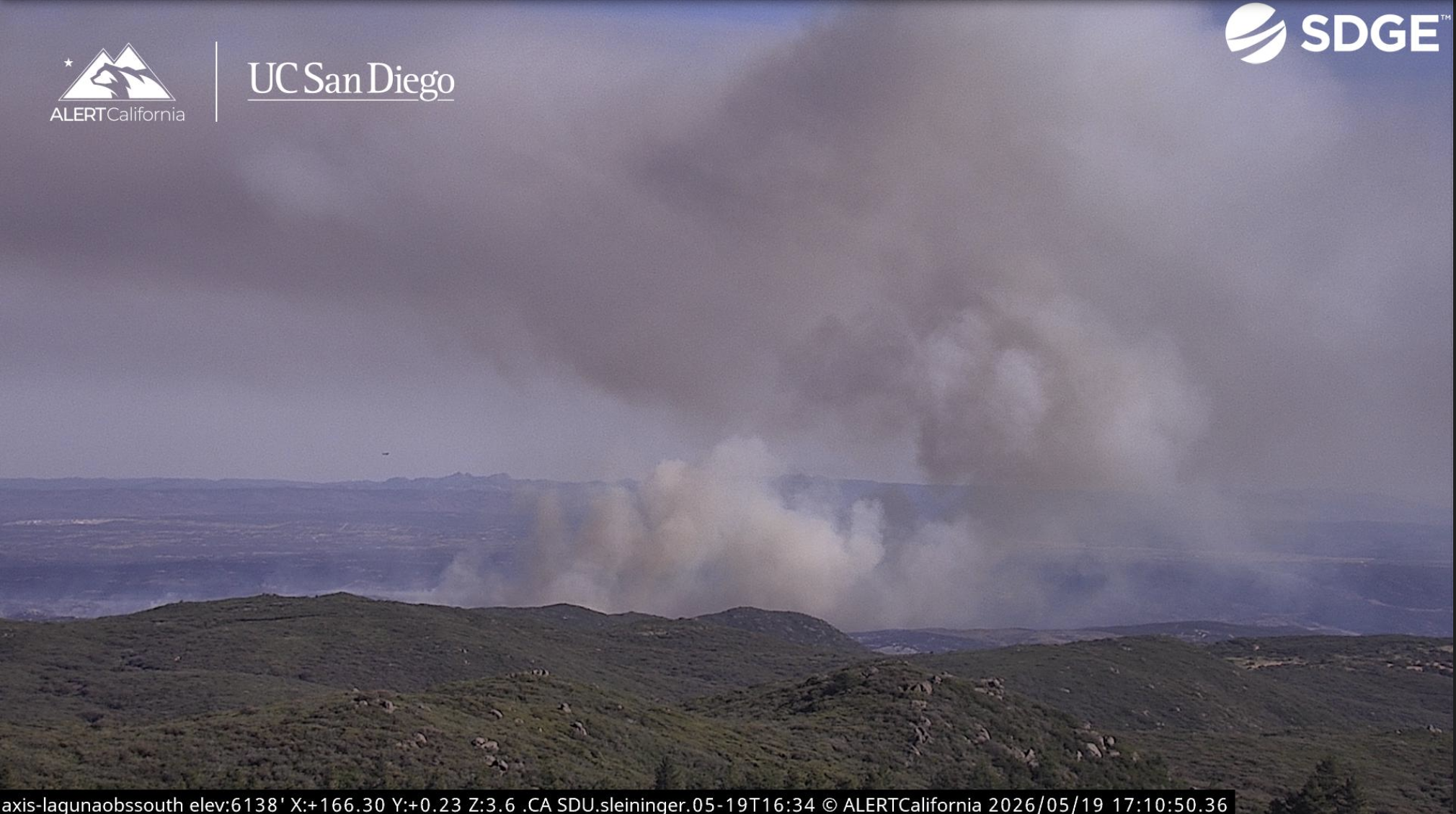 Tusil Fire Burns 550 Acres Near Campo Reservation, Evacuations Ordered
