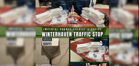 Imperial County Deputies Seize More Than 53 Pounds of Suspected Narcotics During Traffic Stop