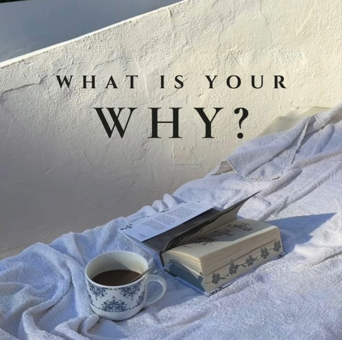WHAT IS YOUR WHY? ✨

Think of the goal you have set before you, the accomplishment that you can&rsquo;t wait to achieve, maybe it&rsquo;s the Intension for your life or a new position you&rsquo;re working towards. 

Why do you desire it? 

this quest
