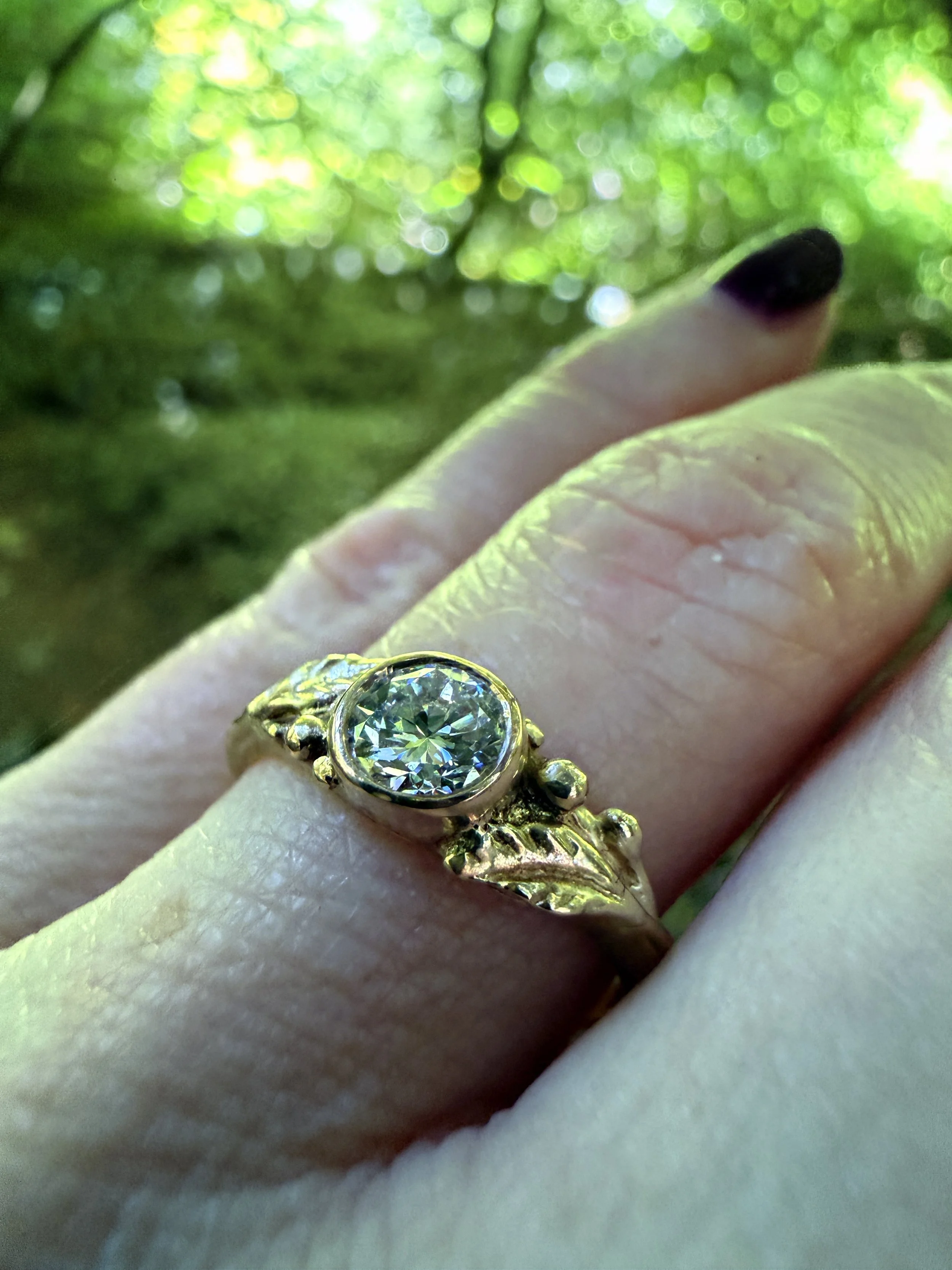 Madrone Lab Diamond Ring