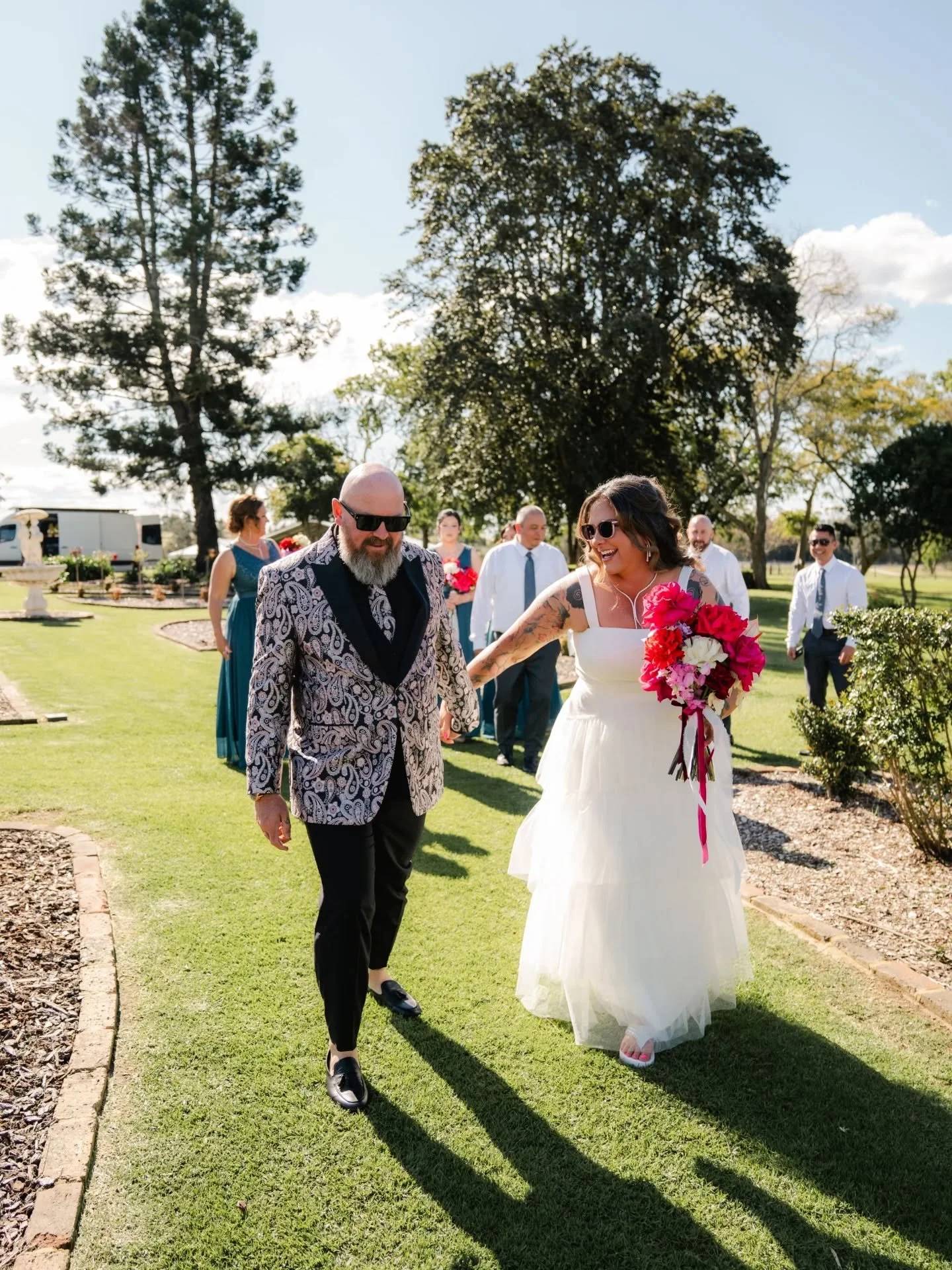 Leah & Andrew π
12th September 2025
Photo: @jordanlolemedia
Make up: @redcarpetglamourmakeup
Hair: @hairbykirri
Floristry: @house_of_flores
Celebrant: @alisonthecelebrant
Venue: @gledswood
Dj: @dj_kisz_moi