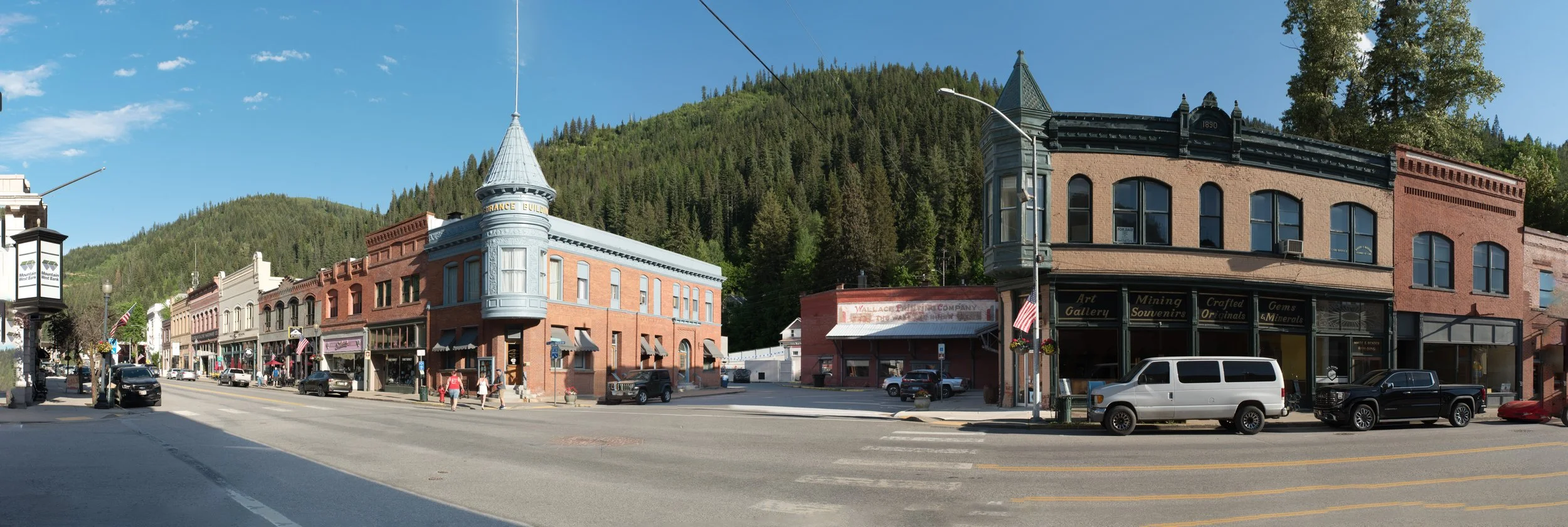 Wallace Idaho panorama day original 2025