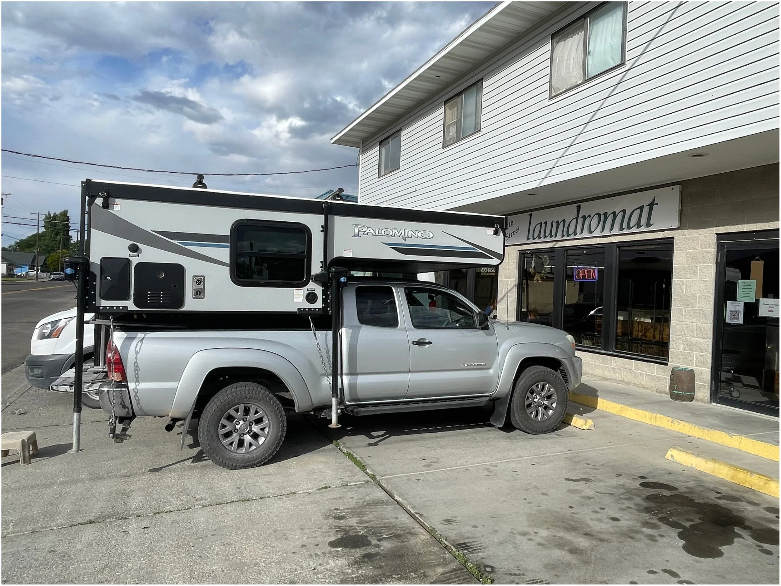 Another fun photo - doing laundry in Winnemucca, Nevada